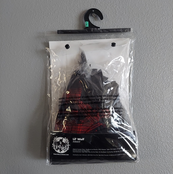 Spirit Halloween Baby Wolf Costume Infant 12-18 Months - Picture 5 of 5